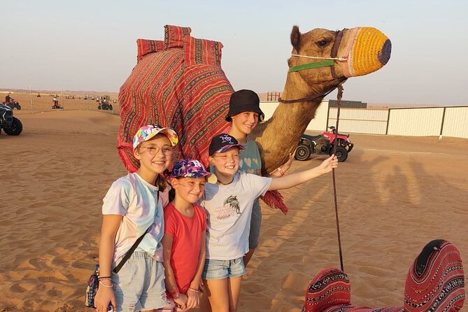 Evening Desert Safari Camel Ride Dinner Live Shows in Abu Dhabi - Dune bashing across Abu Dhabi’s sand