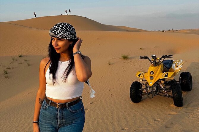 Evening Desert Safari Quad Bike and Live BBQ - Live BBQ dinner under the stars
