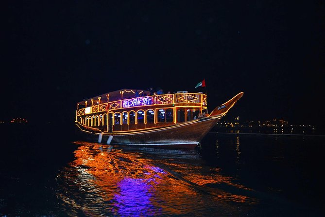 Evening Dhow Dinner Cruise in Dubai - The 1.5-hour cruise along Dubai Creek