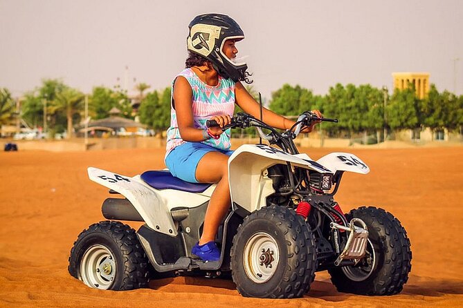 Exciting Morning Desert Safari & Thrilling Quad Bike Ride - Sandboarding on the steep dune faces