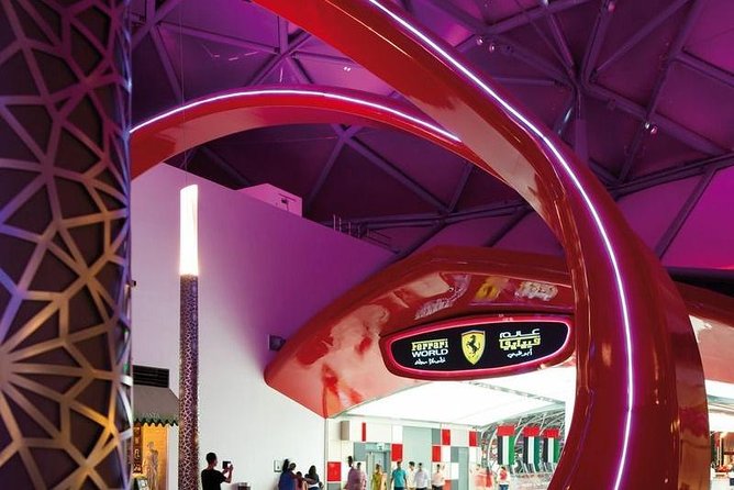 Ferrari World Abu Dhabi Admission Tickets (optional) - Shows, Simulators, and Family Attractions