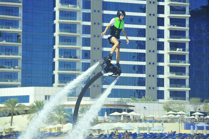 Flyboard Activity in Dubai - Spins, underwater moves, and the thrill factor