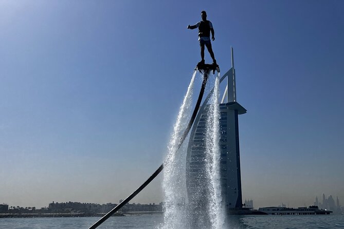 Flyboard Experience in Dubai - 30min - The Burj Al Arab view and beach audience