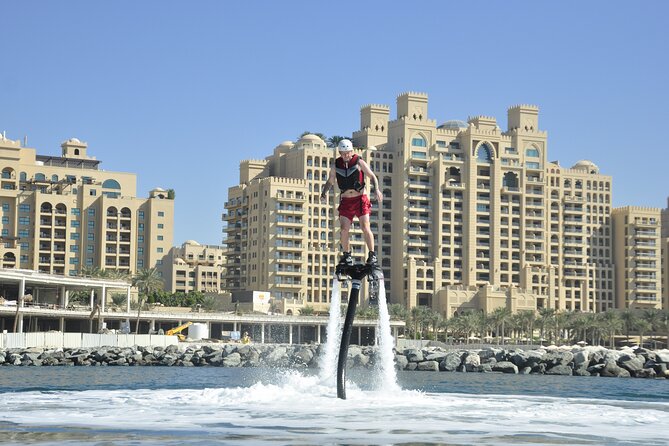 Flyboard in Dubai - The Palm Jumeirah setting