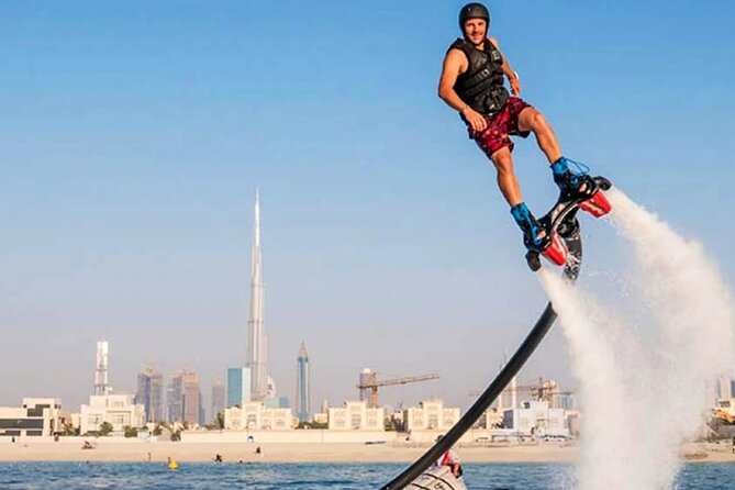 Flyboard in Dubai with Photos & Videos-Free Training - Staying safe in the water