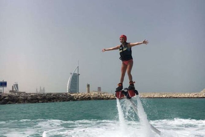 Flyboard in Dubai with Photos & Videos-Free Training - The Burj Al Arab photo setting