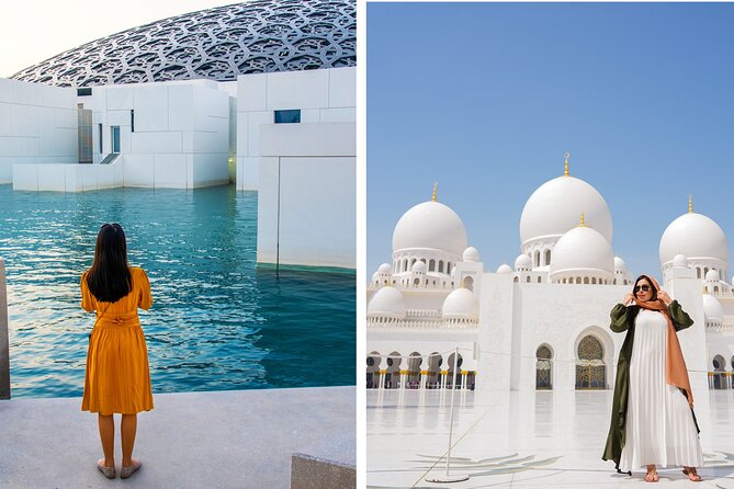 From Dubai: Abu Dhabi Day Tour with Grand Mosque & Louvre Museum - Louvre Abu Dhabi: art, shade, and a self-guided visit