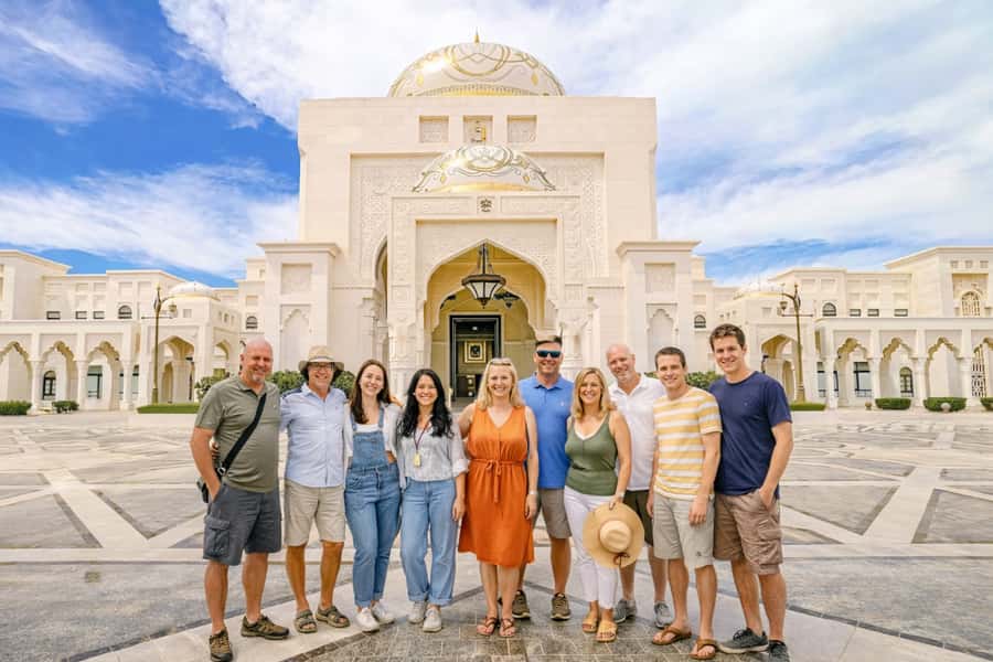 From Dubai: Abu Dhabi Day Tour with Qasr al Watan - Dubai to Abu Dhabi by air-conditioned vehicle
