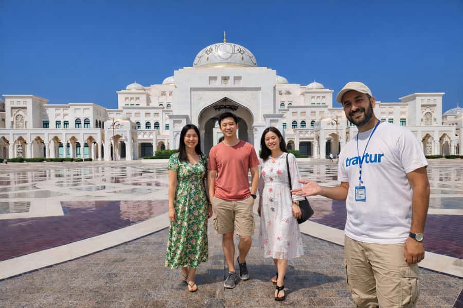 From Dubai: Abu Dhabi Day Tour with Qasr al Watan - The Corniche: 75 minutes of city views from the road