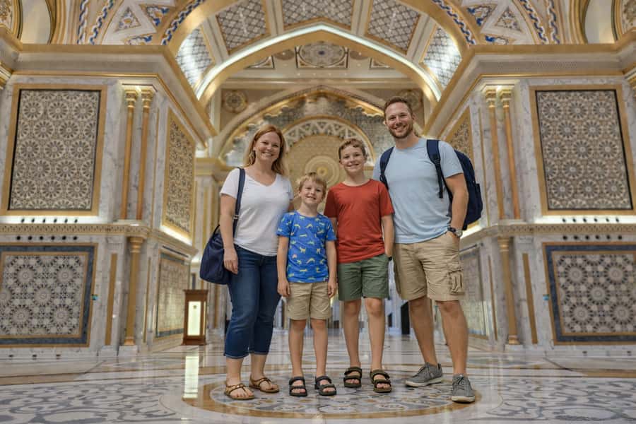 From Dubai: Abu Dhabi Day Tour with Qasr al Watan - Saadiyat Island and Yas Marina Circuit