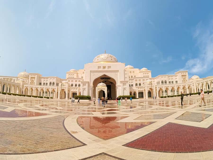 From Dubai: Grand Mosque & Qasr Al Watan Morning Tour - The two-hour drive from Dubai to Abu Dhabi