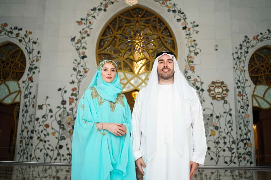From Dubai: Sheikh Grand Zayed Mosque & Ferrari World Trip - Sheikh Zayed Grand Mosque, white marble and quiet detail