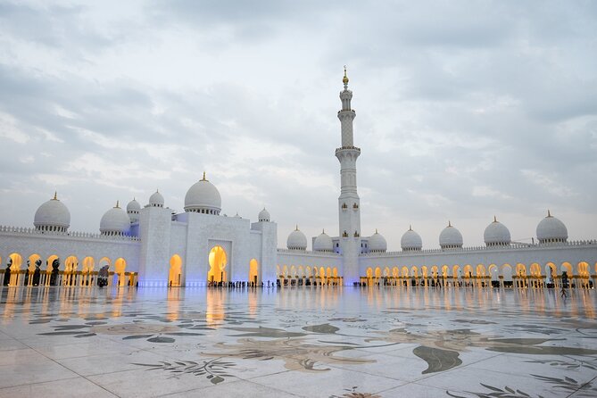 From Dubai: Sheikh Zayed Mosque and Ferrari World Entry Ticket - Leaving Dubai for Sheikh Zayed Grand Mosque