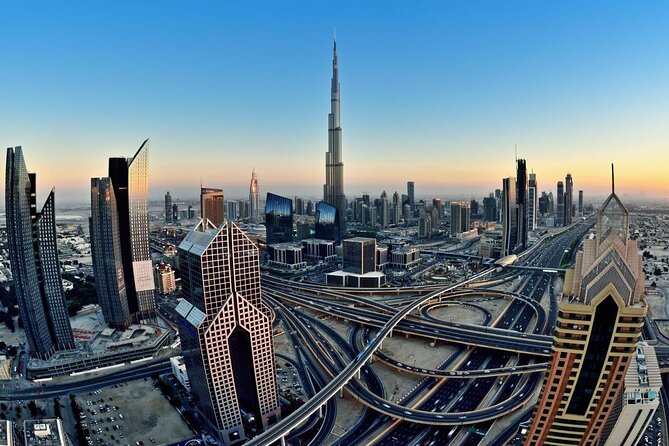 Full Day Explore Old Heritage & Modern Dubai City Tour - Dubai Marina in a quick skyline snapshot