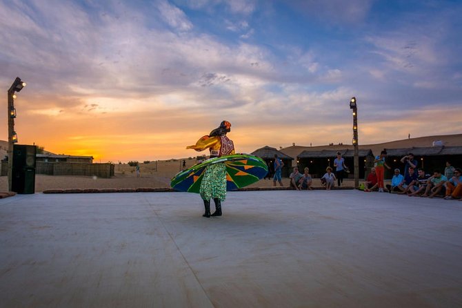 Half-Day Dubai Desert Safari With 7 Live Shows and BBQ Dinner - Sunset gives the desert its best hour