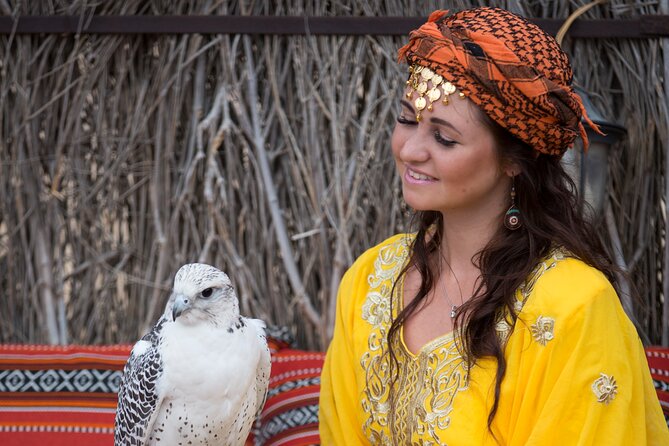 High Red Dunes with Camel Ride, Sandboarding, Falcon Show and VIP BBQ Dinner - BBQ dinner and VIP seating