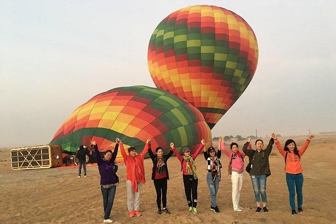 Hot Air Balloon Ride Over Dubai Desert inlcuding Transfers - The landing is part of the adventure