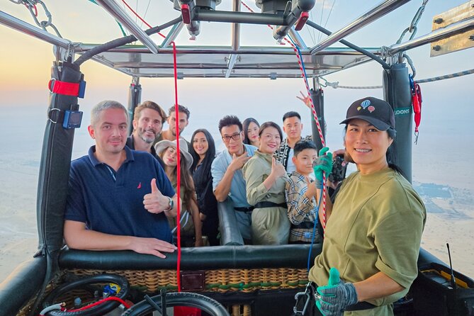 Hot Air Balloon Ride with Pickup and Drop off - Preparing the balloon at Dubai Desert Conservation Reserve