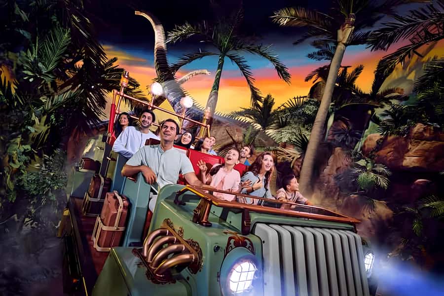 IMG Worlds of Adventure Entry Ticket with Hotel Transfers - The superhero and fantasy areas