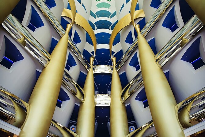Inside Burj Al Arab Guided Tour with Options - Rose water, the atrium, and the first impression