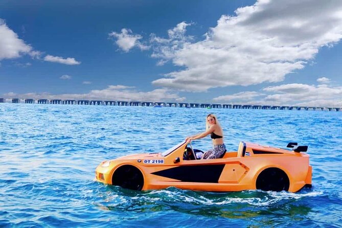 Jet Car Experience Dubai With Burj Al Arab Views - Burj Al Arab views from the water
