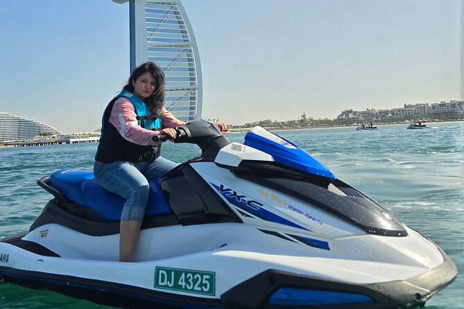 Jet Ski Dubai 30 minutes - The Burj Al Arab view is the visual highlight