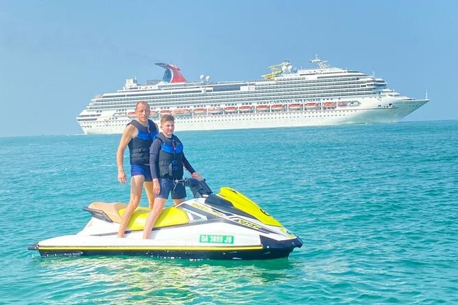 Jetski Dubai: 60Min Burj Al Arab & Atlantis the Palm - Skyline views that reach toward Burj Khalifa