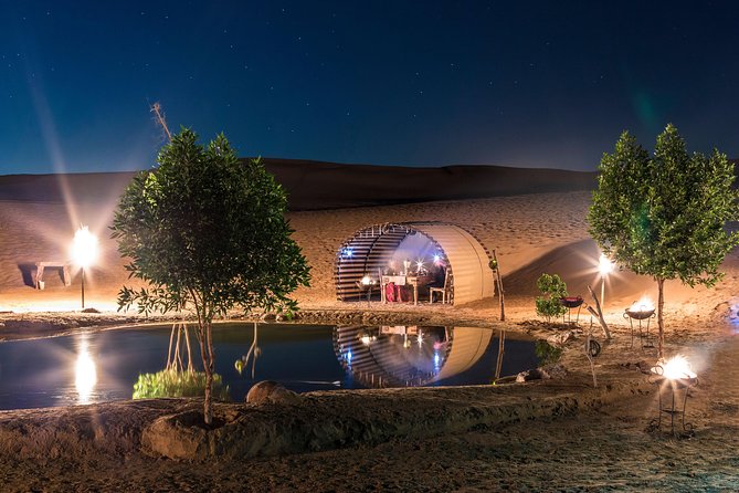 Luxury Desert Safari with Michelin-Curated Fine Dining Experience - Shared car or private Defender?