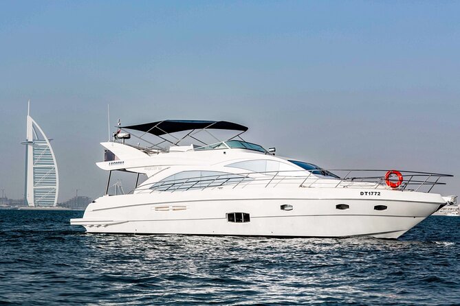Luxury Yacht Dubai - Book 56 ft Yacht Cruise up to 24 people - Leaving from Dubai Harbour and meeting the yacht