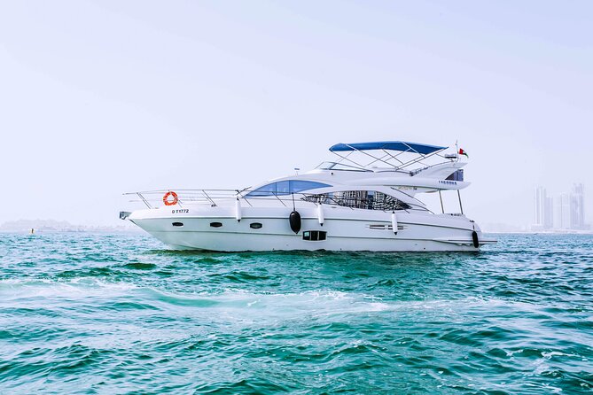 Luxury Yacht Dubai - Book 56 ft Yacht Cruise up to 24 people - Dubai Marina: the best opening view