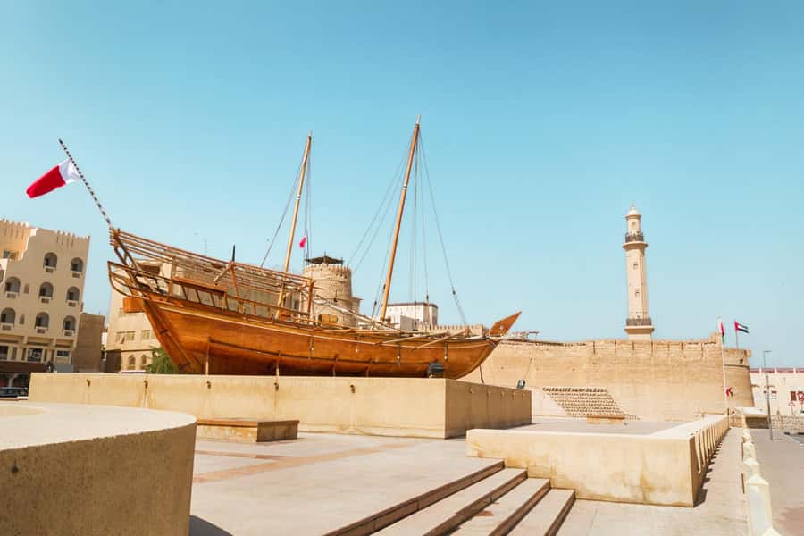 Magical Dubai 8-Hour Tour with Burj Khalifa Experience - The abra across Dubai Creek