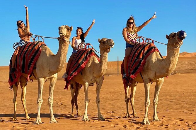 Morning Desert Safari Dubai:Red Dunes Desert,Camel Ride,Sand Boarding (Private) - Reaching Lehbab and the Red Dunes