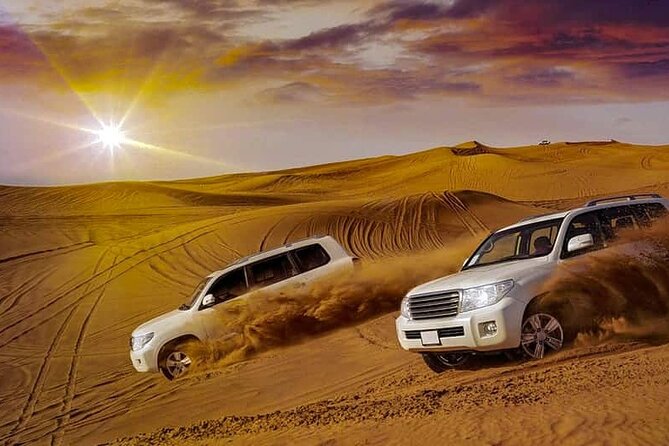 Morning Desert Safari in 4x4 Shared Vehicle - Sand Skiing on the Slopes