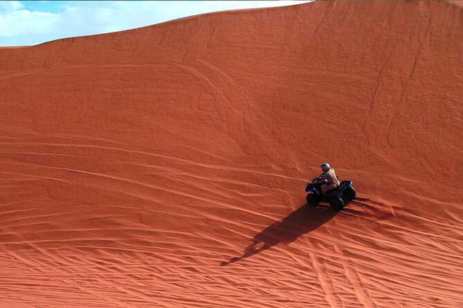 Morning Desert Safari plus Quad Bike, Sandboard and Camel ride - Quad biking gives you control of the ride