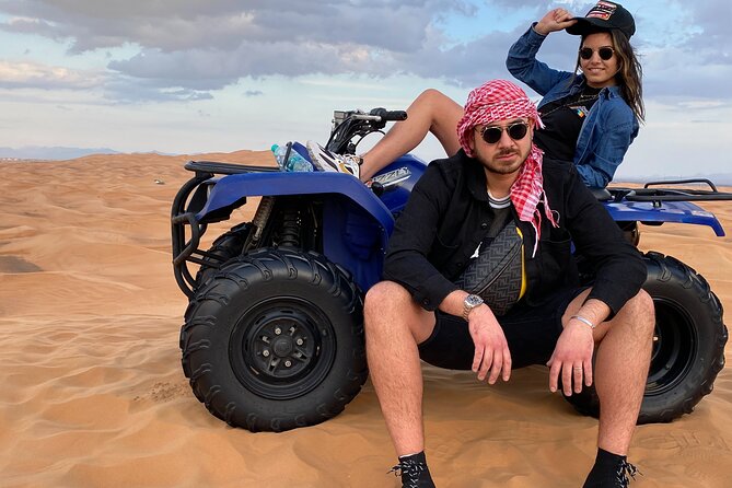 Morning Desert Safari, Quad Bike, Sandboard and Camel Ride - Sandboarding and the photo stop