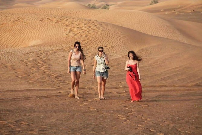 Morning Desert Safari With 20-Minutes Camel Ride - Sunrise, Sandboarding, and Desert Photographs