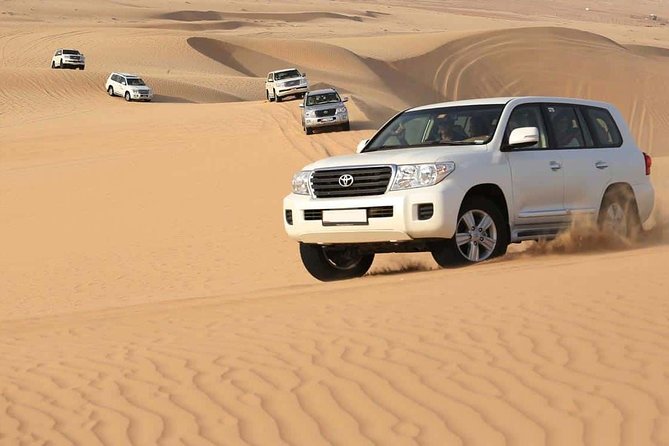 Morning Desert Safari with Camel Ride and Sand boarding - Sandboarding on the high dunes