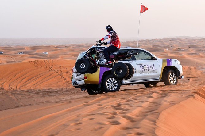 Morning Desert Safari With Quad Bike & Camel Ride Experience - Quad biking across the sand