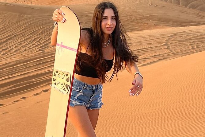Morning Desert Safari With Quad Biking and Sandboarding - A Short Camel Ride for a Slower View