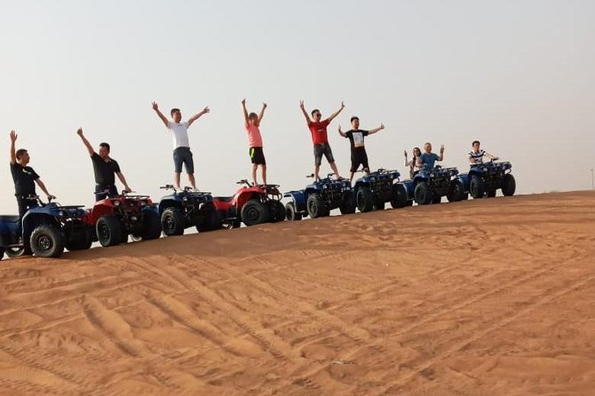 Morning Desert Safari With Quad Biking, Camel Riding and Dune Bashing - Guides, safety, and group size