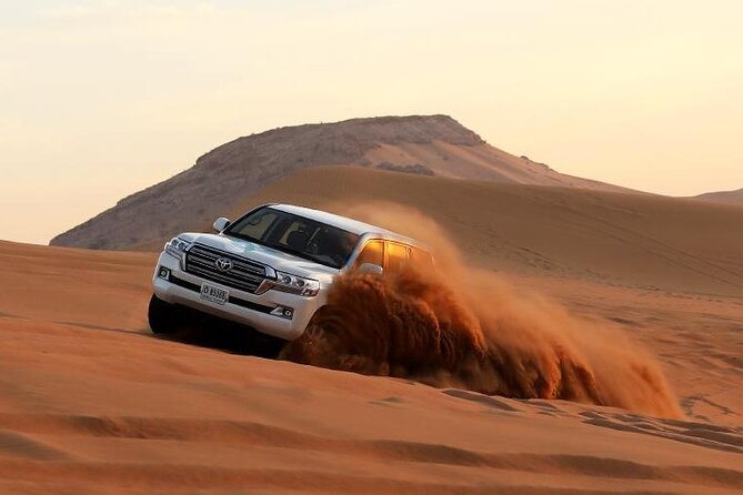 Morning Desert Safari with Sandboarding & Camel Ride on Red Dunes - Pickup in an Air-Conditioned 4x4