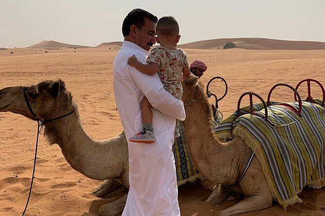 Morning Desert Thrill: Dune Bashing, 30min Quad Bike & Camel Ride - Sandboarding gives you a second way down
