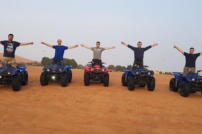 Morning Dubai Desert Safari with Sand boarding and Camel Ride - Dune Bashing Across the Red Sand