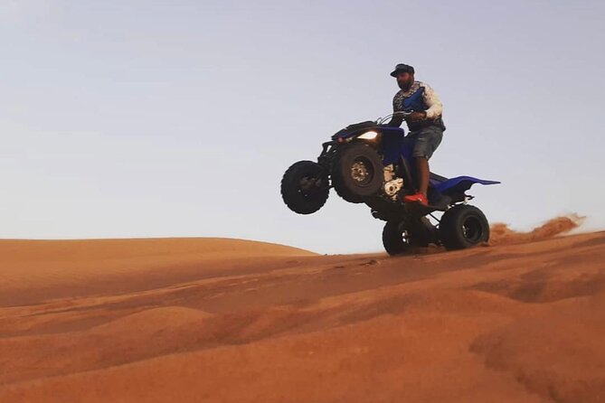 Morning Quad Biking & Red Sand Desert Safari , Camel Ride, Sand Boarding - Photo stops in Lahbab’s red dunes