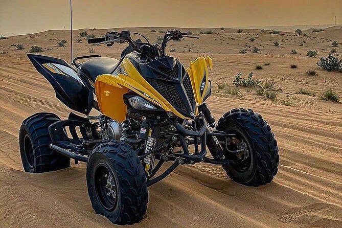 Morning Quad Biking & Red Sand Desert Safari , Camel Ride, Sand Boarding - Drinks and the value of a half-day safari