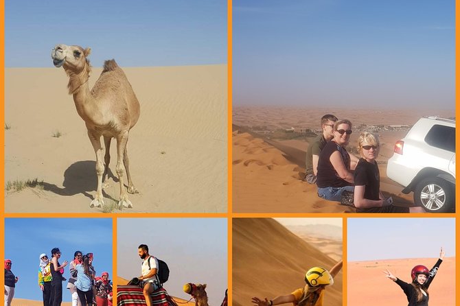 Morning Red Dune Safari Camel Ride Sand Ski And Dune Bashing - The short camel ride