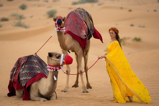 Morning Red Dunes with Camel Ride, Sandboarding and Refreshments - Falcon photos and the winter detail