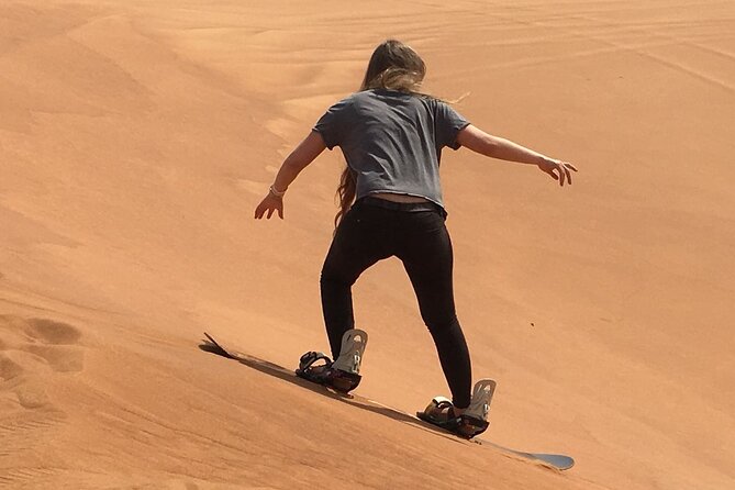 Morning Red Dunes with Camel Ride, Sandboarding and Refreshments - Coffee, dates, and lukaymat at the camp