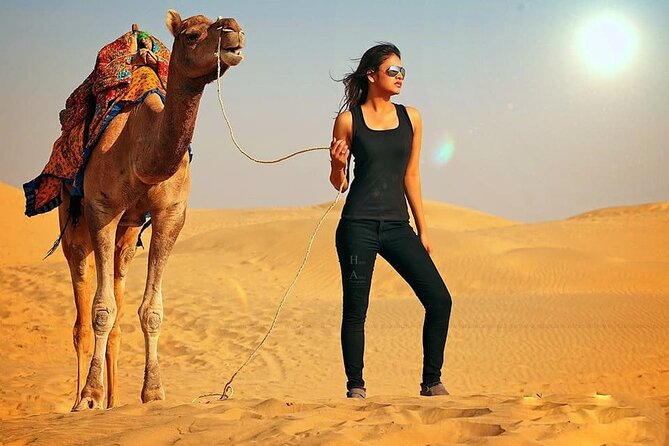 Morning Red Sand Desert Safari with Camel Ride & Sand Boarding - The 35 to 40 minute red-dune drive