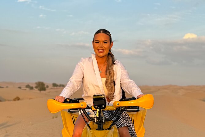 Morning Safari Dune Bashing ATV Bikes Camel Ride Sandboarding - Key points to know before booking